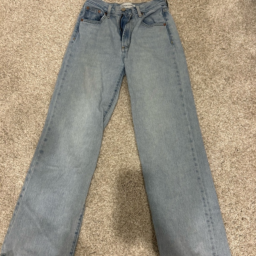 Denim Forum Farrah Hi-Rise Wide Jeans